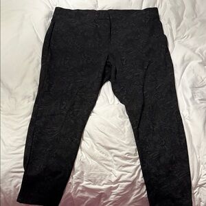 Style & Co. Black Textured Trousers